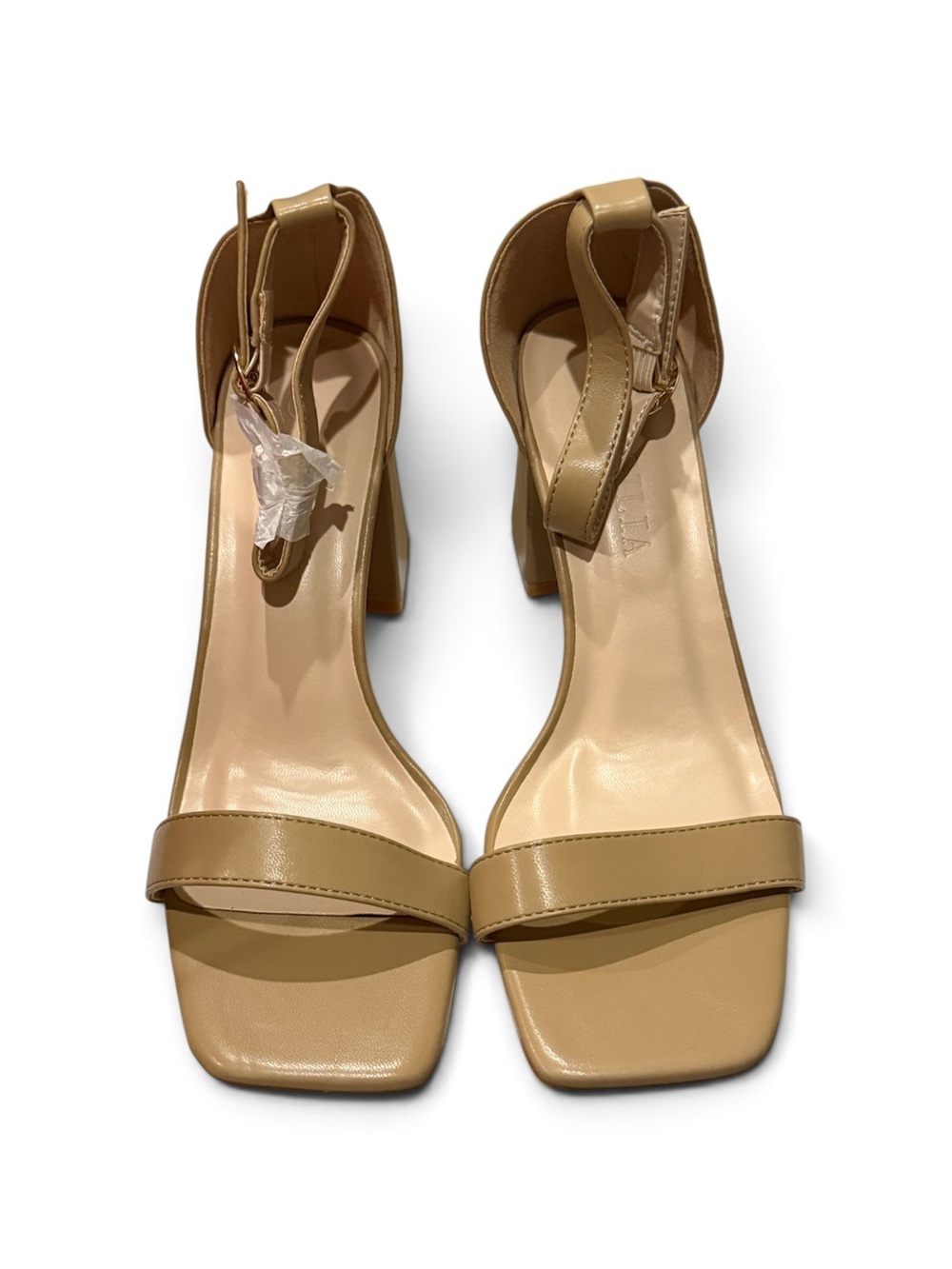 ✨New Vigilia Nude Strappy Heels Platforms Shoes